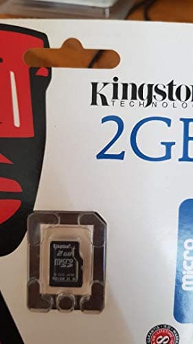 Kingston 2 GB microSD Flash Memory Card SDC/2GBSP (Single Pack)