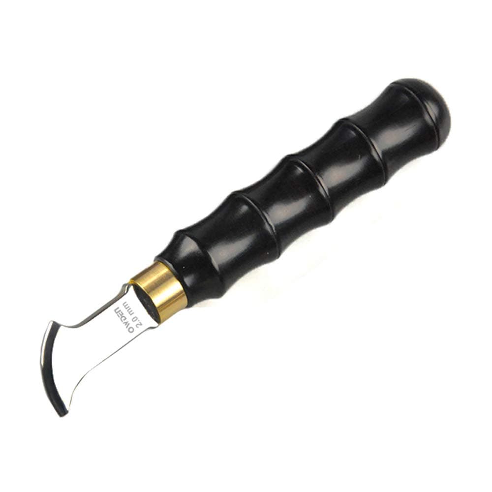 OWDENProfessional Leather Tools,Leather Edge Creaser,Used for Leather Edge Working Decorative Lines.3 Sizes: 1.5-2.0-2.5mm (2.0mm)