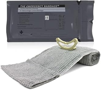 Israeli Bandage Battle Dressing First Aid Compression Bandage, 6 Inch