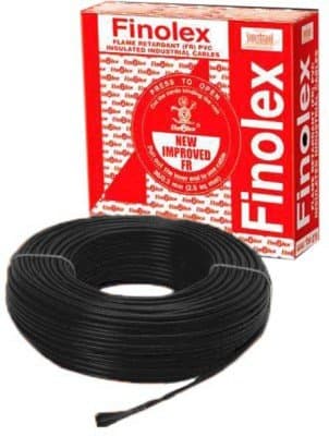 Finolex 1.5Sqmm wire 90m coil - Black