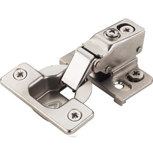 20 Pack - 105 Degree 6-way Cam Adjustable Face-frame Hinge with SOFT CLOSE- 1/2" Overlay with Dowels