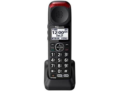 Panasonic New DECT 6.0 Cordless Phone Handset Accessory Talking Caller ID Compatible with KX-TGM430B Series Cordless Phone Systems - KX-TGMA44B (Black)