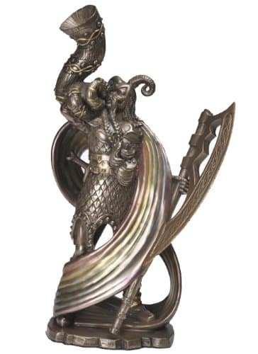 Heimdall Statue Figurine Bronze Finish