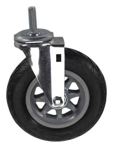 Whiteside Manufacturing 6" No-Matic Replacement Caster (#60) Will Fit Model (MTLPNEU) and Most 1" Square Tube Creeper Frames