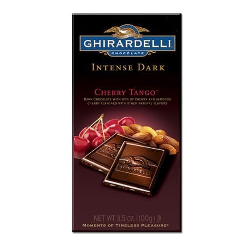 Ghirardelli Cherry Tango Intense Dark Chocolate Bar 3.5oz (6-pack)