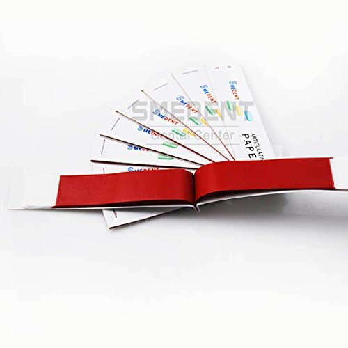 Dental Red Thin Articulating Paper Strips 20 Sheets/Book 10 Books/Box Hot Sale
