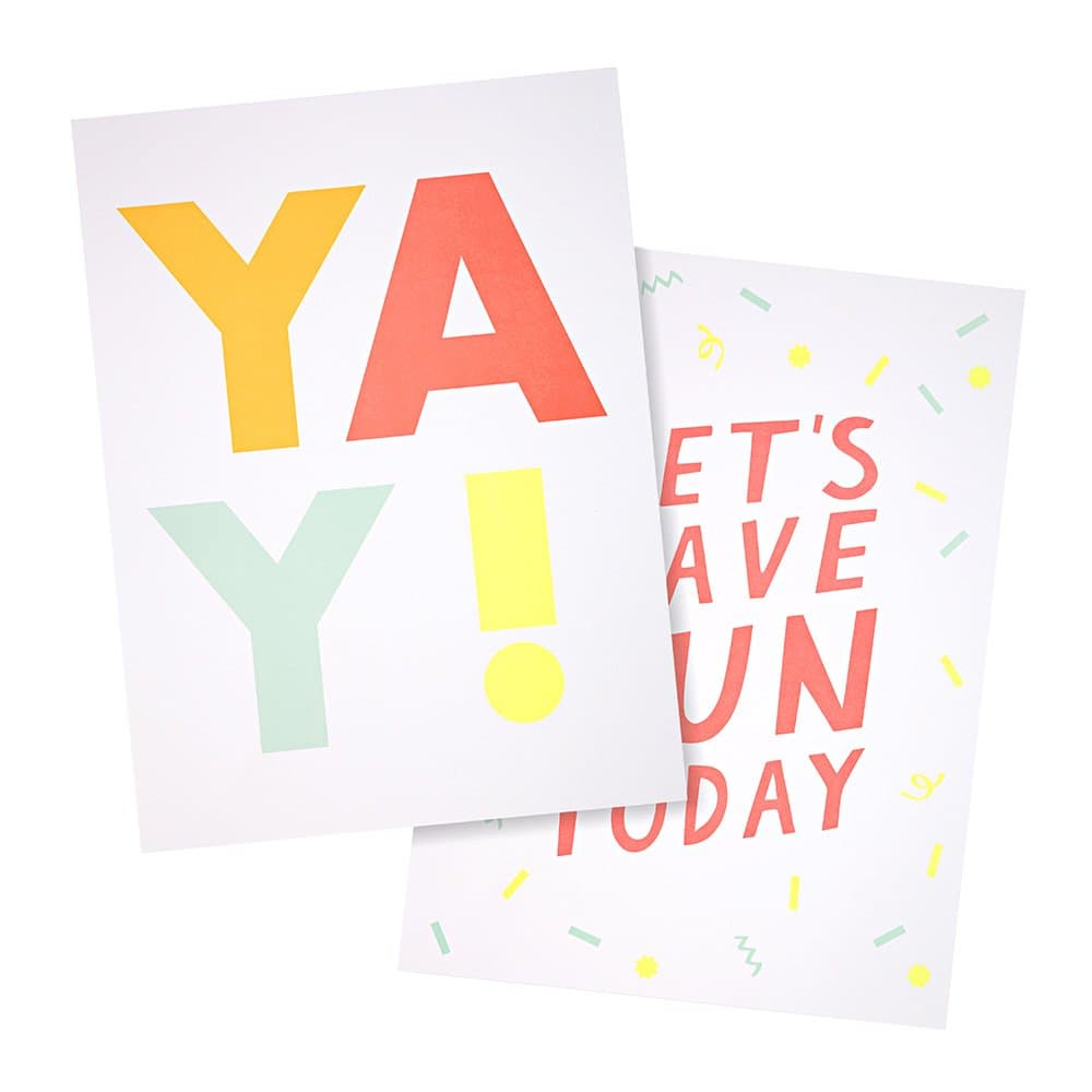 Meri MeriYay! Art Prints 2 Pieces