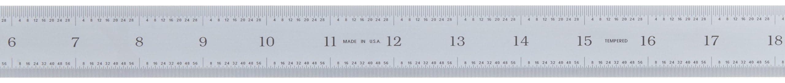 182-165 Steel Rule