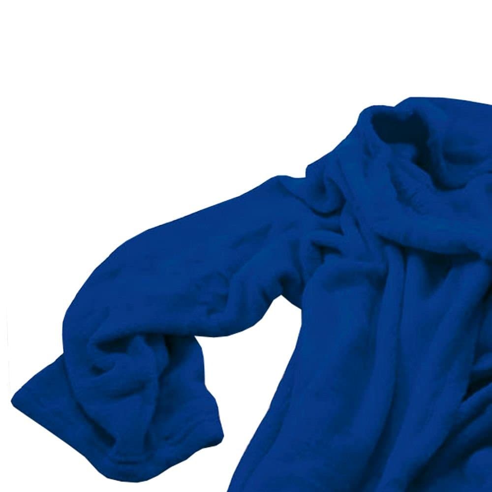 Snug Rug Blanket with Sleeves Navy Blue