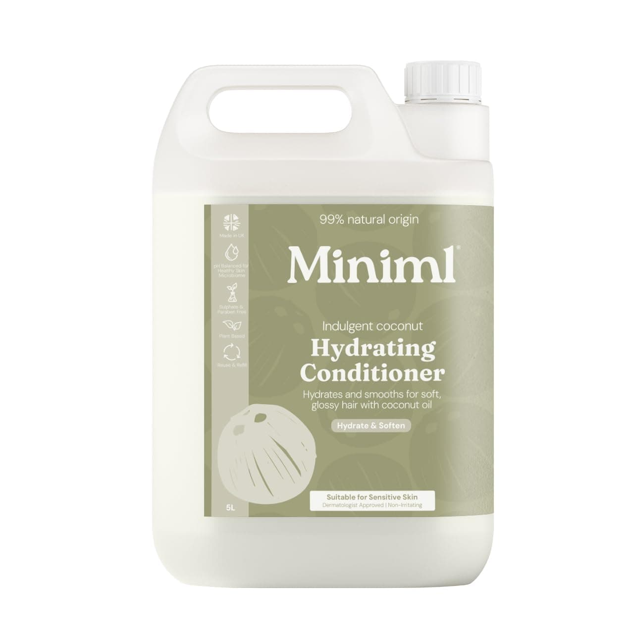 Nourishing Coconut Hair Hydrating Conditioner 5L Refill