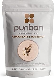 – Chocolate & Hazelnut – High Protein Wholefood Shake | 500g Natural Meal Replacement with Whey Protein for Keto Diet, Weight Loss & Healthy Breakfasts | 12 Servings