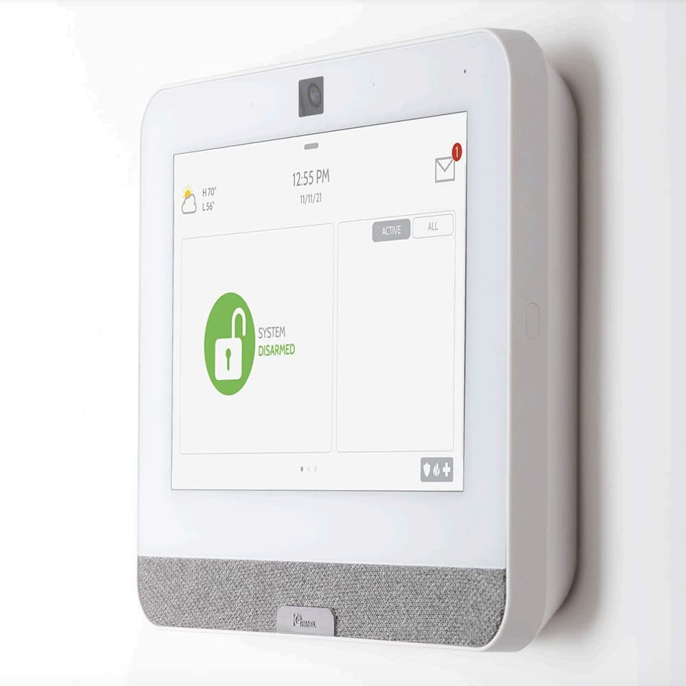 IQ Panel 4: Wireless Smart Home Security System Alarm Panel for House Protection and Home Automation. Easily Integrate with Alexa, Window Alarms, Cameras and More. 319.5 MHz