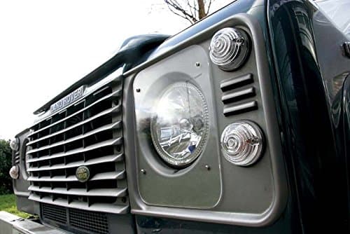 Perspex Acrylic HEADLAMP Impact Resistant Guard Protector Compatible with Land Rover Defender 90/110 All Models Part # BA 053 / STC7561