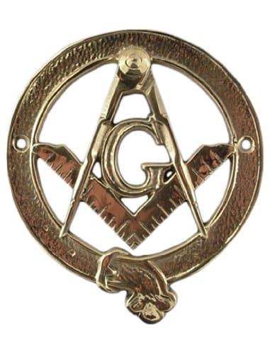 Beautiful Brass Freemasons Masonic Plaque