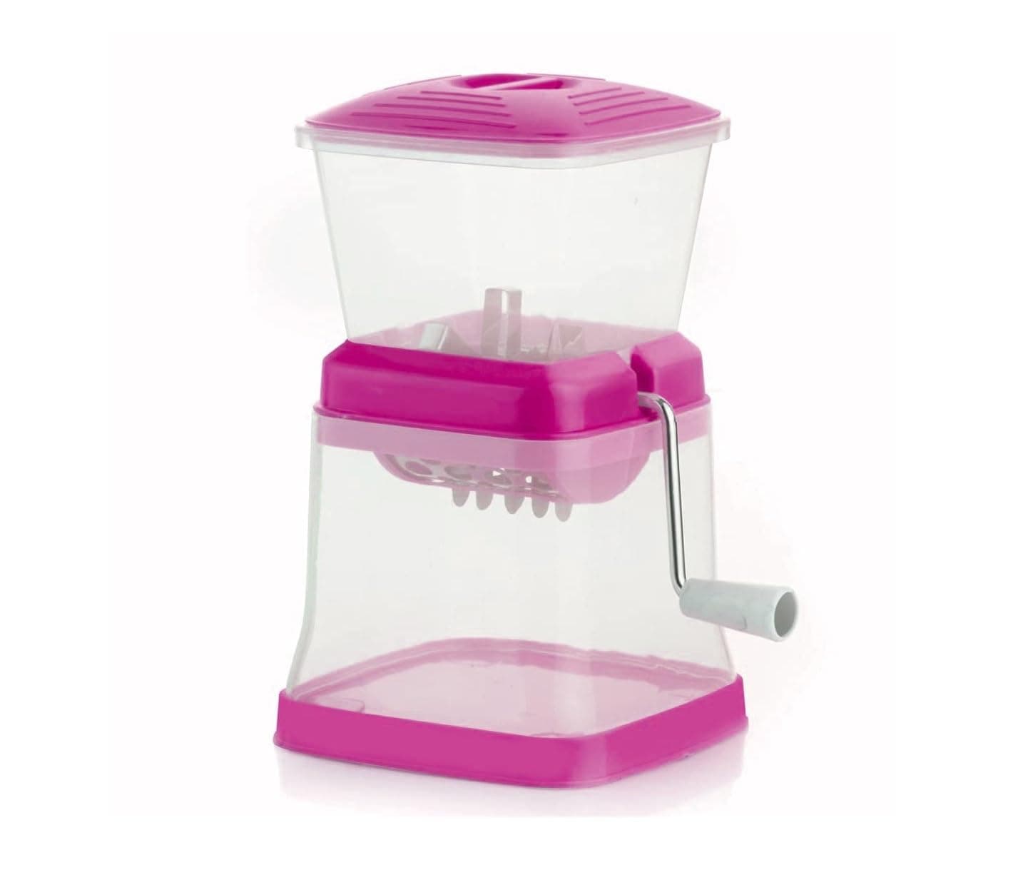 Plastic Kitchen Onion, Chilly, Dry Fruit & Vegetable Cutter, Onion Chopper Easier and Quicker Manual Hand Onion Cutter Machine for Kitchen, Pack of 1 (Random Color Will Be Sent)