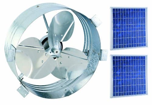 Brightwatts - Ultimate Gable Fan with 25w Solar Panel