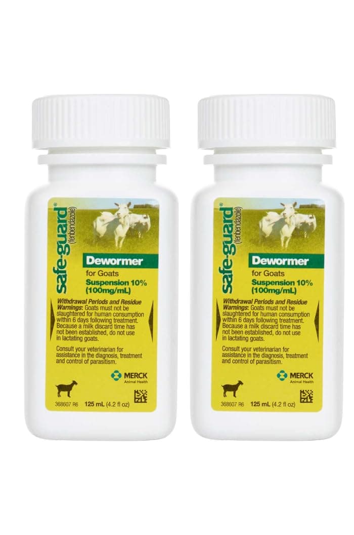 Merck Safe-Guard Goat Dewormer 125ml, 2 pack