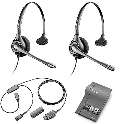 Plantronics Headset Training Bundle | Use for Coaching, Supervising, Training, Monitoring (Mono-Advanced)