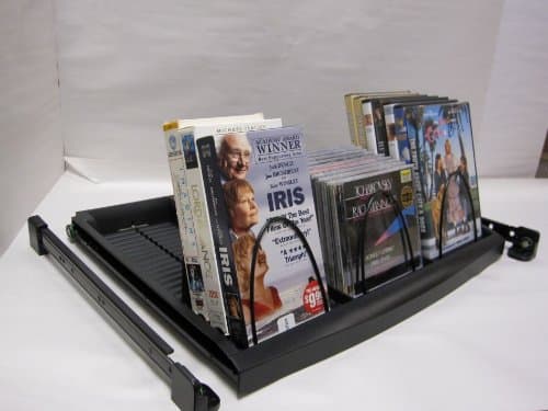 Cd/dvd/vhs/blu-ray Multimedia Storage Pull Out Flipfile Tray