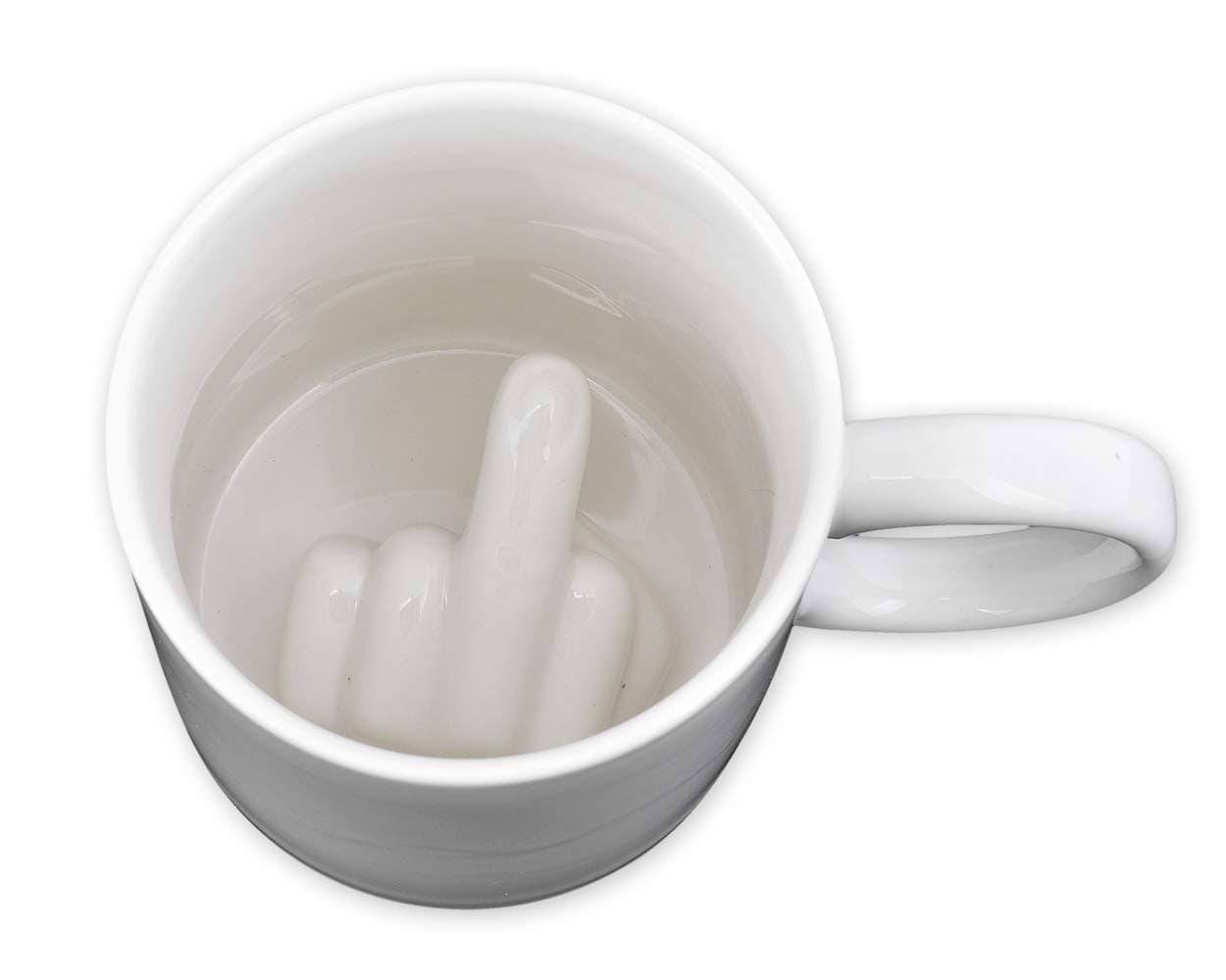 350ml  Ceramic Middle Finger Coffee Cup