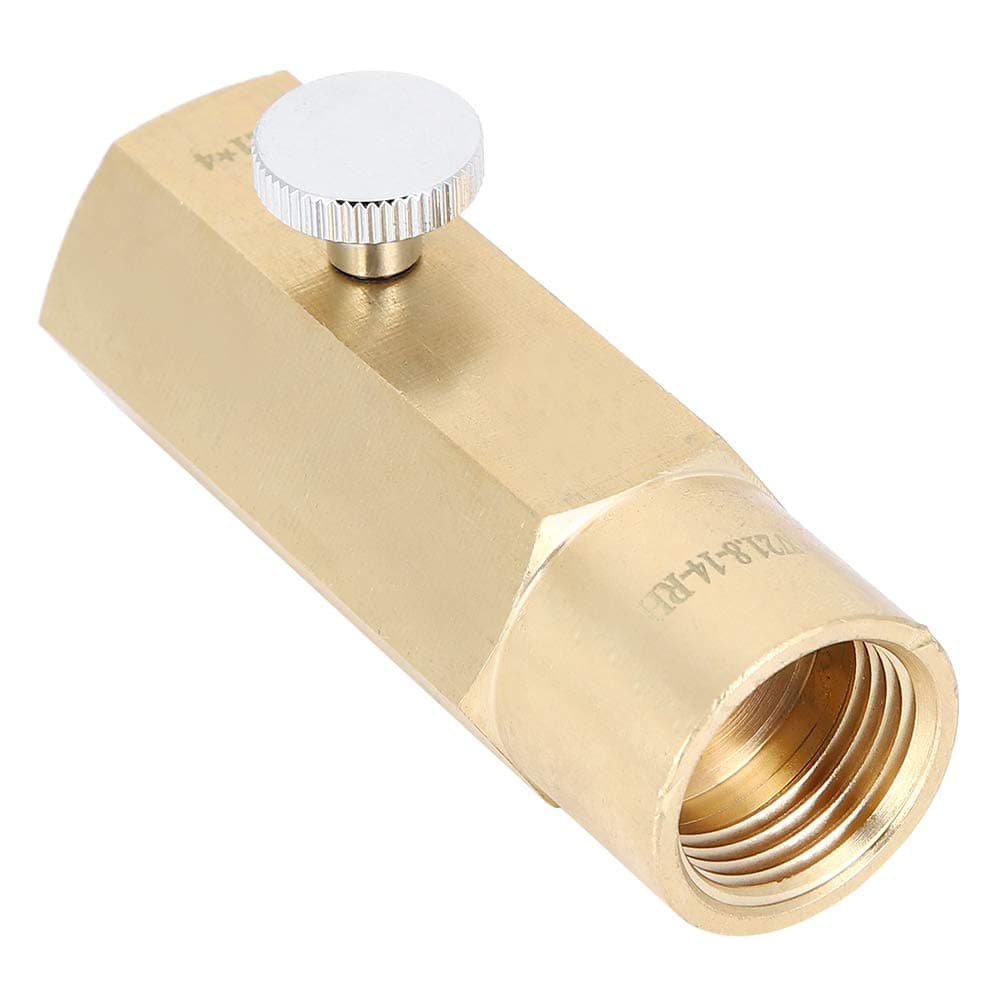 Brass Adapter, High Practicality Tr21-4 To W21.8-14-Rh Durable Brewing Equipment Adapter, for Large Co2 Tanks