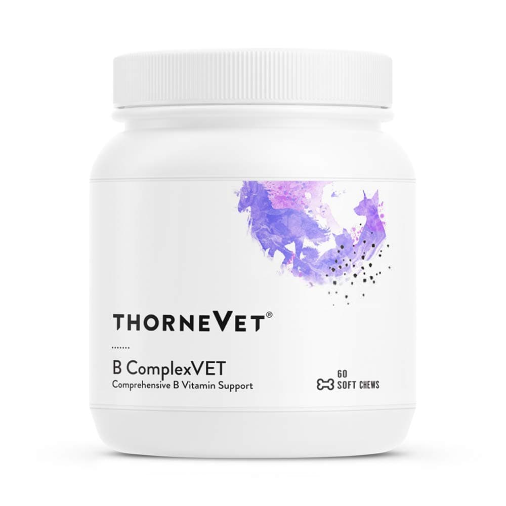 ThorneVET B ComplexVET – Vitamin B Complex Support for Dogs & Cats - 60 Soft Chews