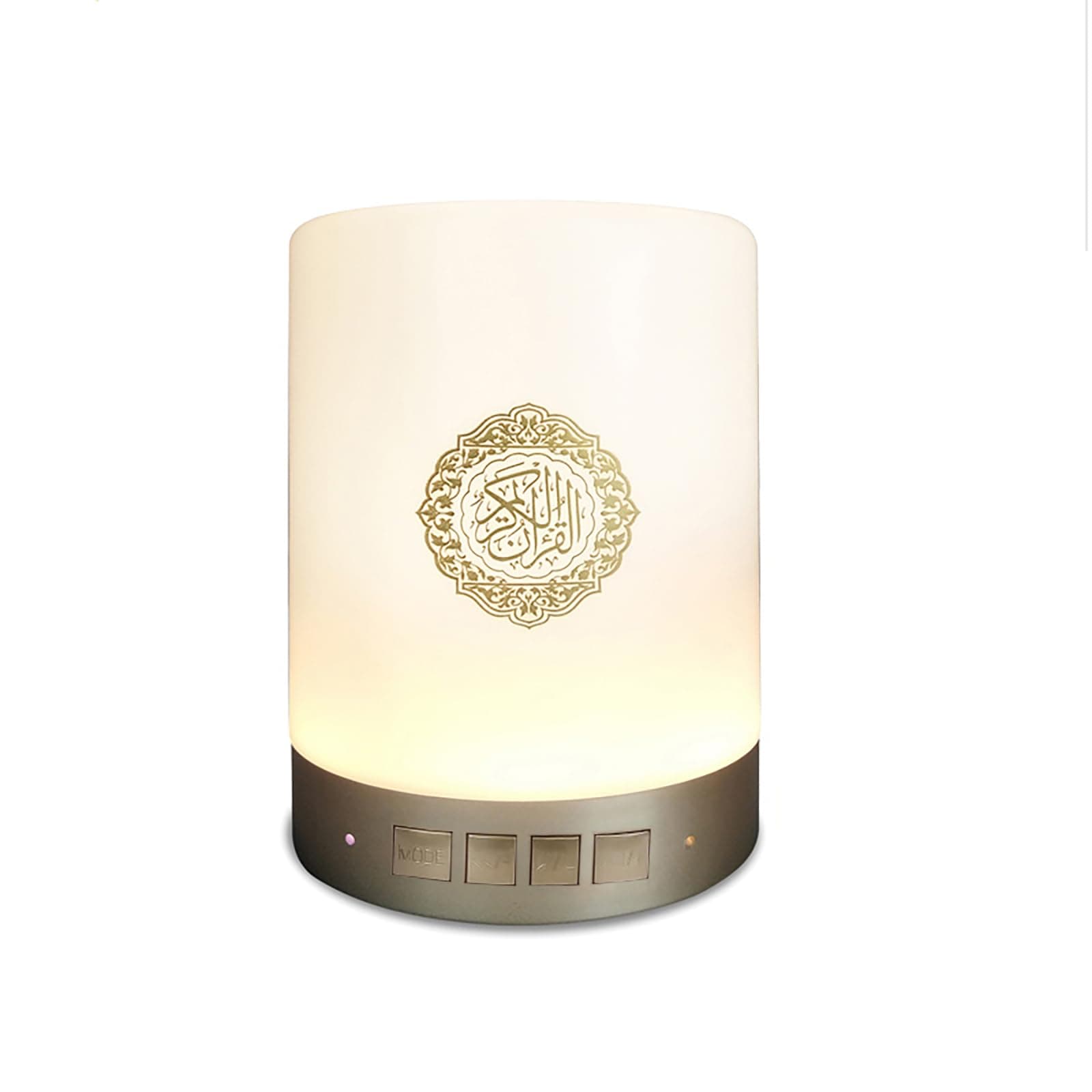 Quran Speaker Lamp, Portable LED Bluetooth Touch Night Light with APP Control, Bluetooth Speaker Quran Speaker in Many Languages Including English Arabic