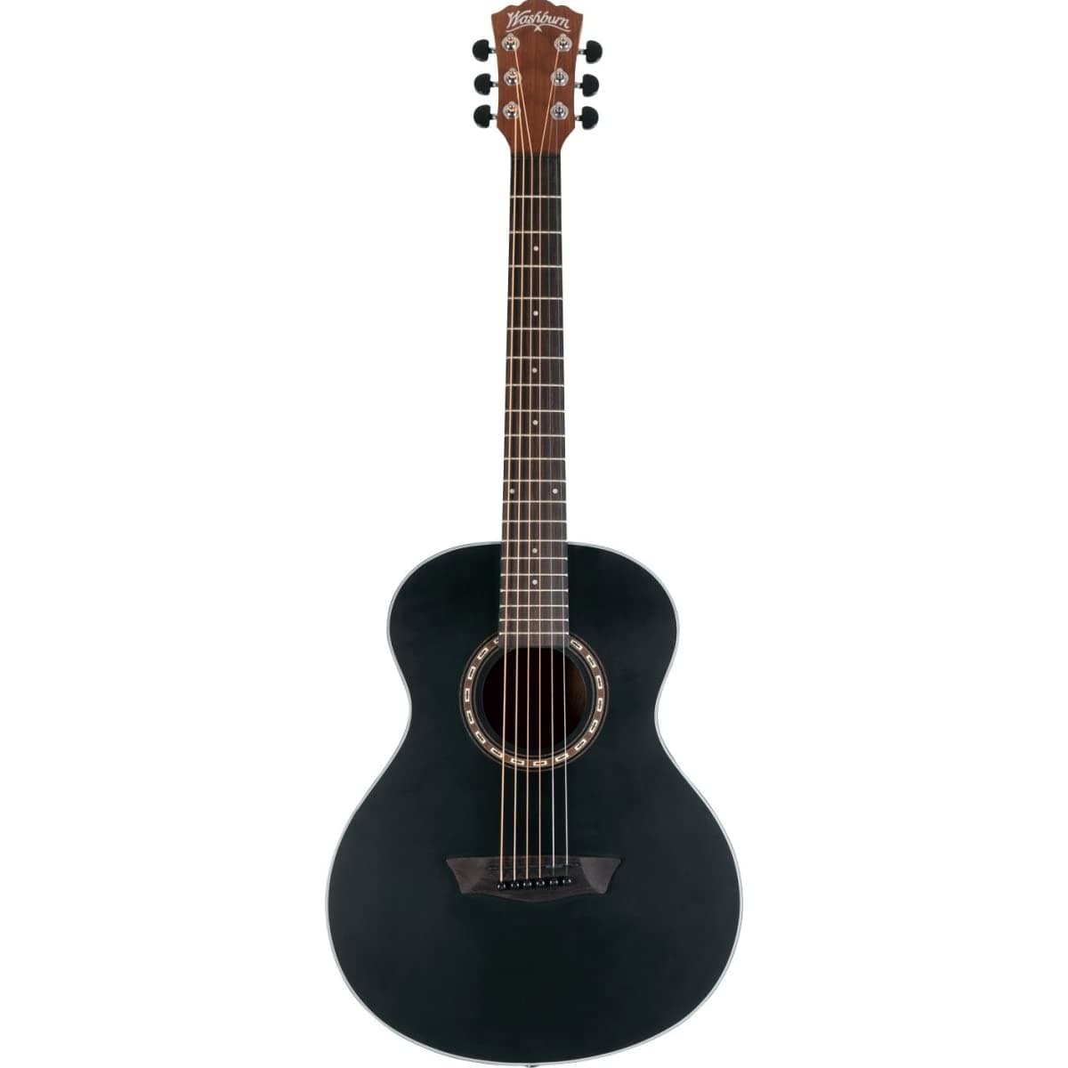 Apprentice Series 6 String Acoustic Guitar, Right, Black Matte (AGM5BMK-A)
