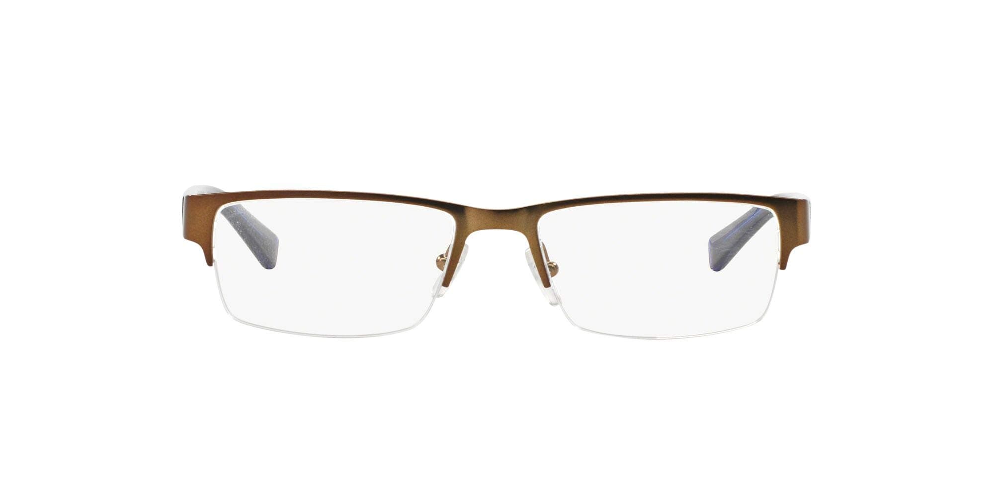 Men's Ax1015 Metal Rectangular Prescription Eyewear Frames