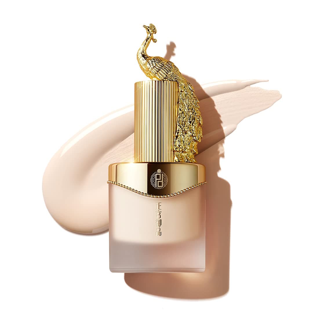 Super Stay Full Coverage Liquid Foundation Makeup，Perfect Matte Liquid Foundation，0.7 oz,Oil-Free Foundation (W02# Porcelain)