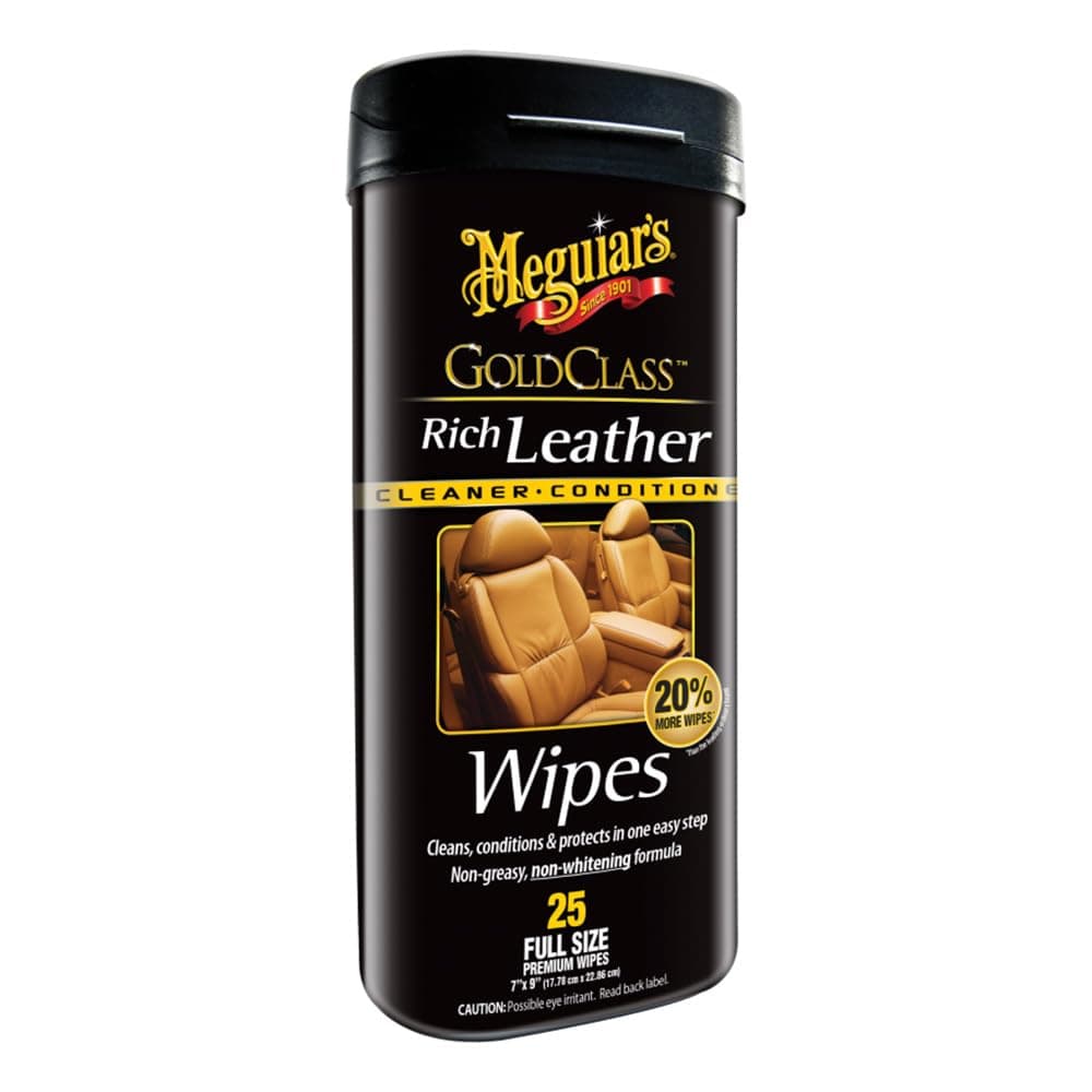 Meguiars Gold Class Rich Leather Wipes