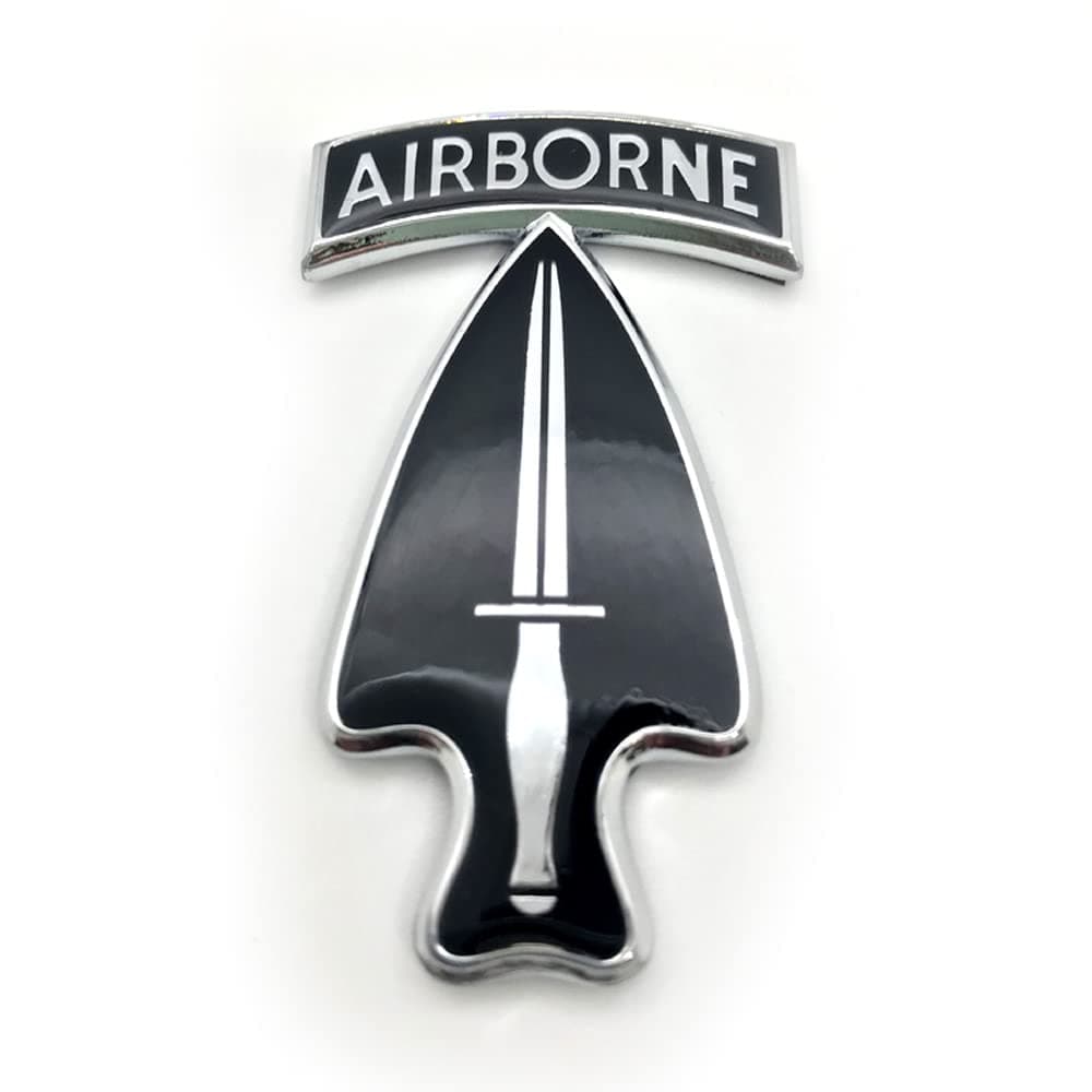 Auto Medals US Army Special Operations Command USASOC Patch Decal Sticker Metal Chrome for Car Truck Auto US Army Decal Stickers for Vehicle