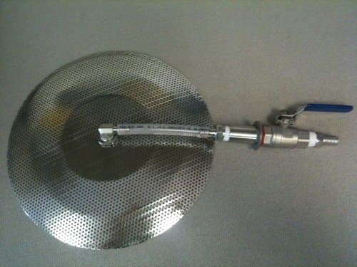 Learn to Brew Complete 12" Stainless Steel False Bottom With Weldless Valve