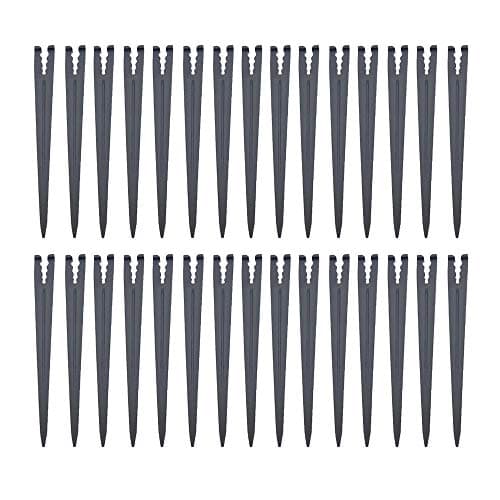 UCLEVER Drip Support Stakes for 4/7mm and 3/5mm Irrigation Hose Garden Watering System (Support Stakes-B 100pcs)