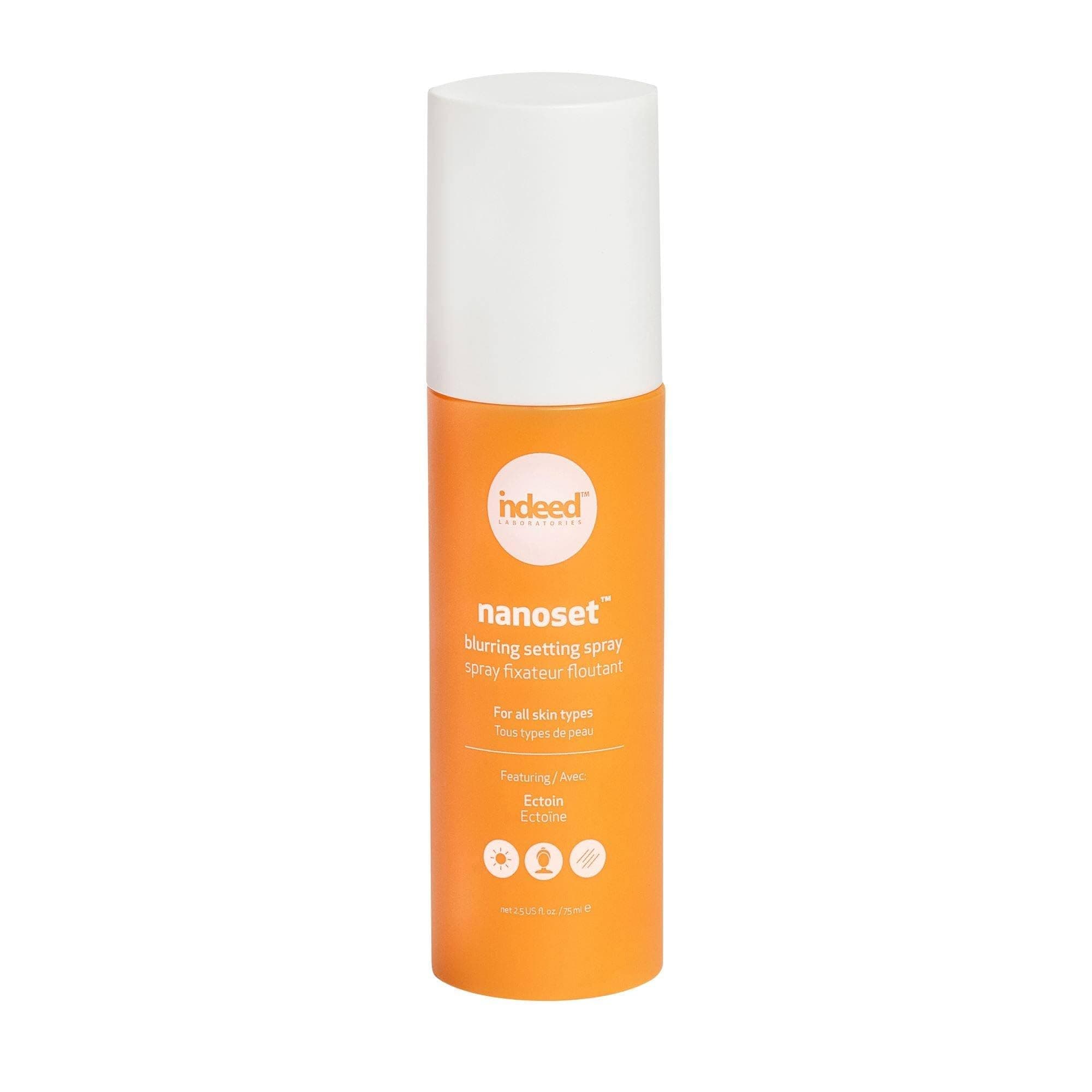 Labs Nanoset | Mattifying Setting Spray for All Skin Types | Locks Makeup In & Hydrates with Ectoin for Up to 16 Hours | Blurring & Light-Diffusing Technology, (75 mL)