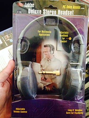 C-110 Deluxe Stereo Headset w/ Volume Control on Line - Great for Music, PCs, Gaming, Video