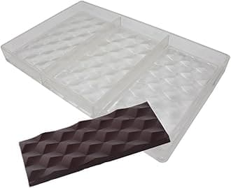 3D Cubes Polycarbonate Chocolate Bars Mold