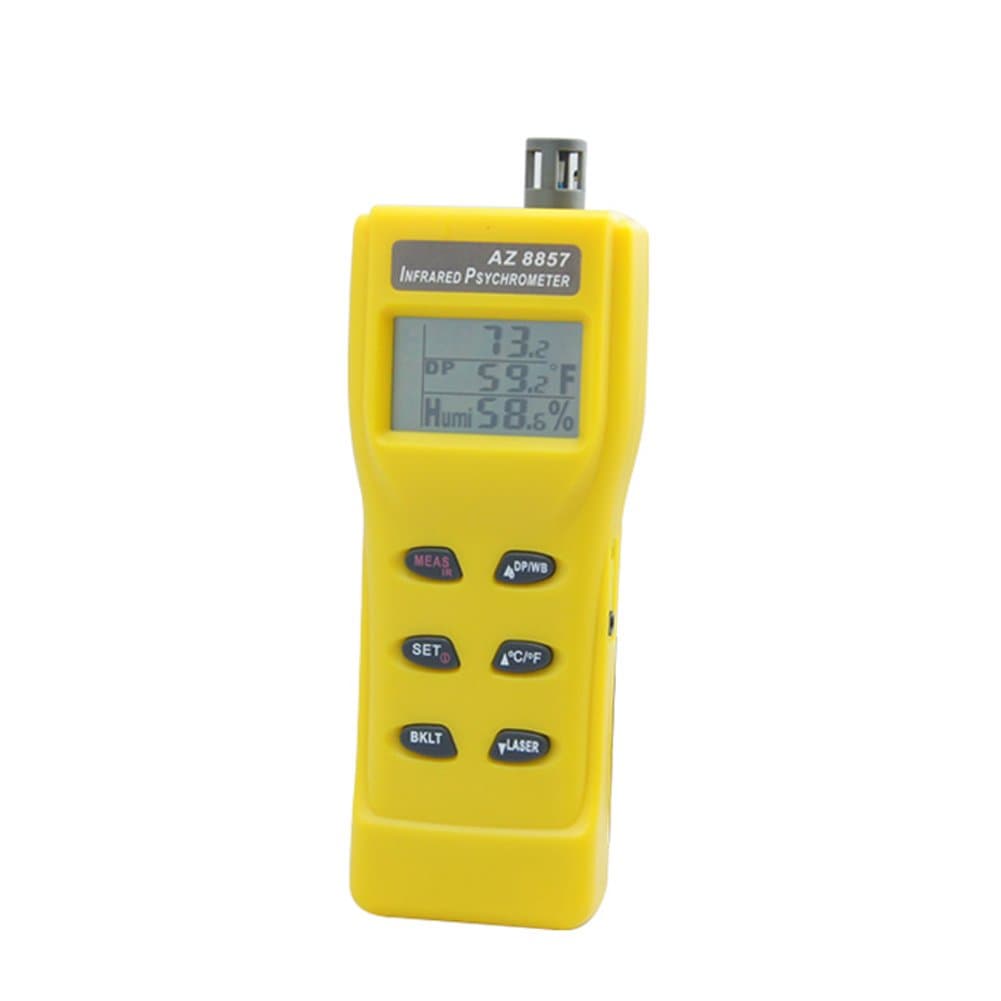 AZ 8857 Handheld Precision LCD Digital Infrared Thermometer Hygrometer