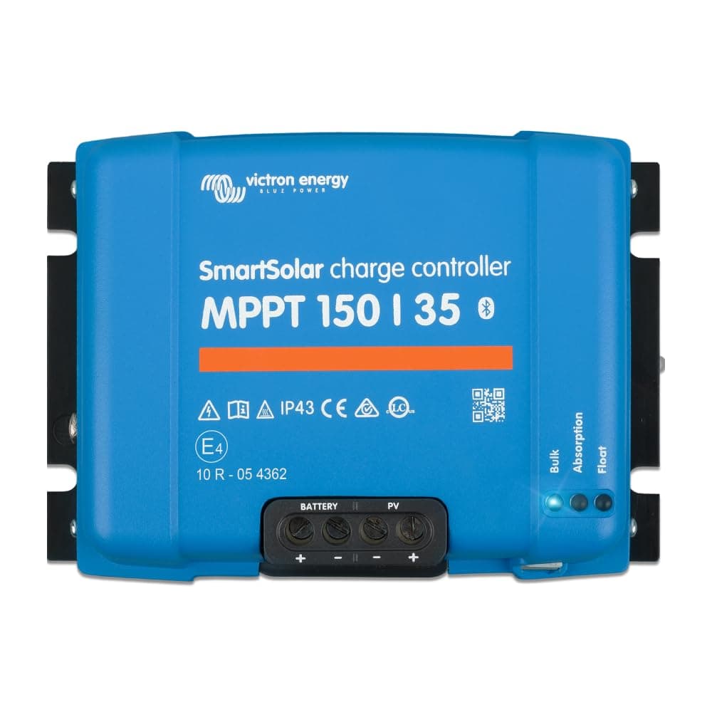 SmartSolar MPPT Solar Charge Controller (Bluetooth) - MPPT Charge Controller for Solar Panels - 150V 35 amp 12/24/36/48-Volt