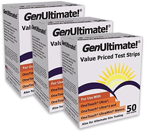 GenUltimate Test Strips for use with One Touch Ultra Meters