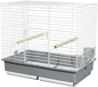 VOLTREGATHE BEST HOME FOR YOUR PET j-82068 Cage Parrot 852 White