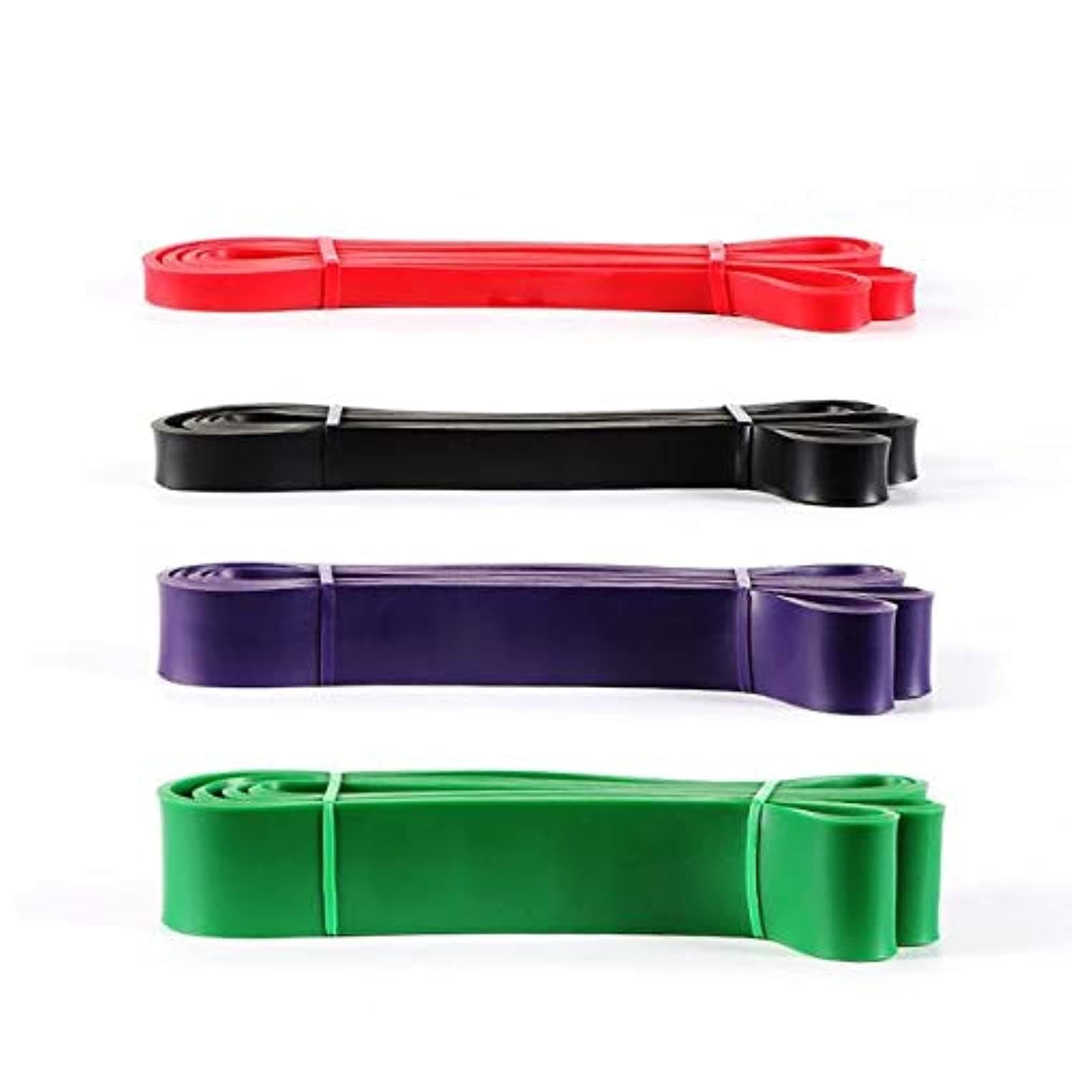 SKEIDO Pull Up Assistance Resistance Bands Stretch Resistance Band Mobility Band Powerlifting Bands 208cm Bands SET of 4