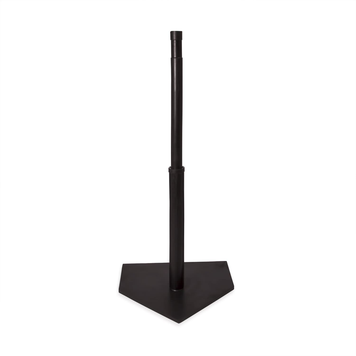 Deluxe Batting Tee – Adjustable Rubber Baseball & Softball Tee on Home Plate, Multiple Styles