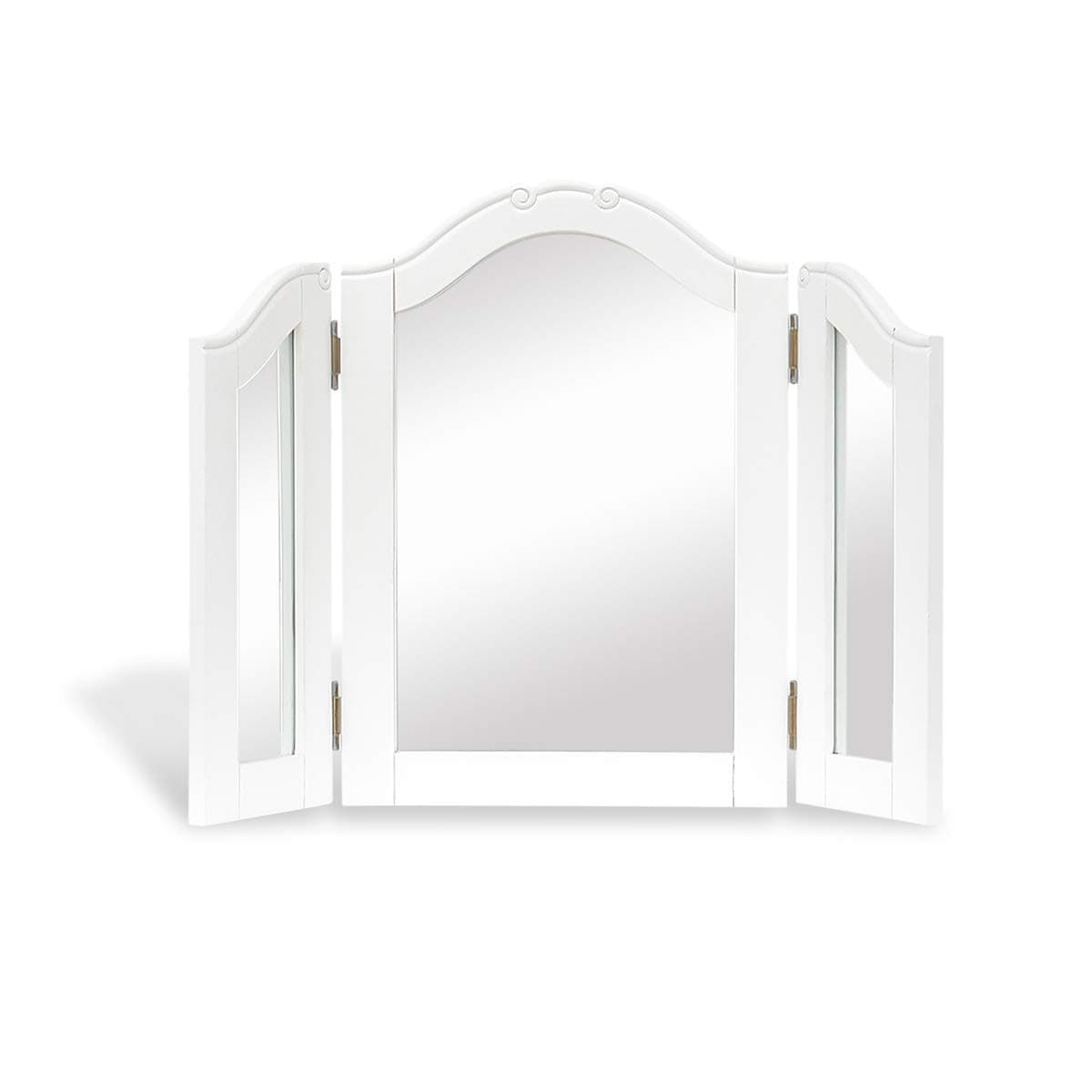 Juliette Shabby Chic Antique White Dressing Table Mirror ONLY