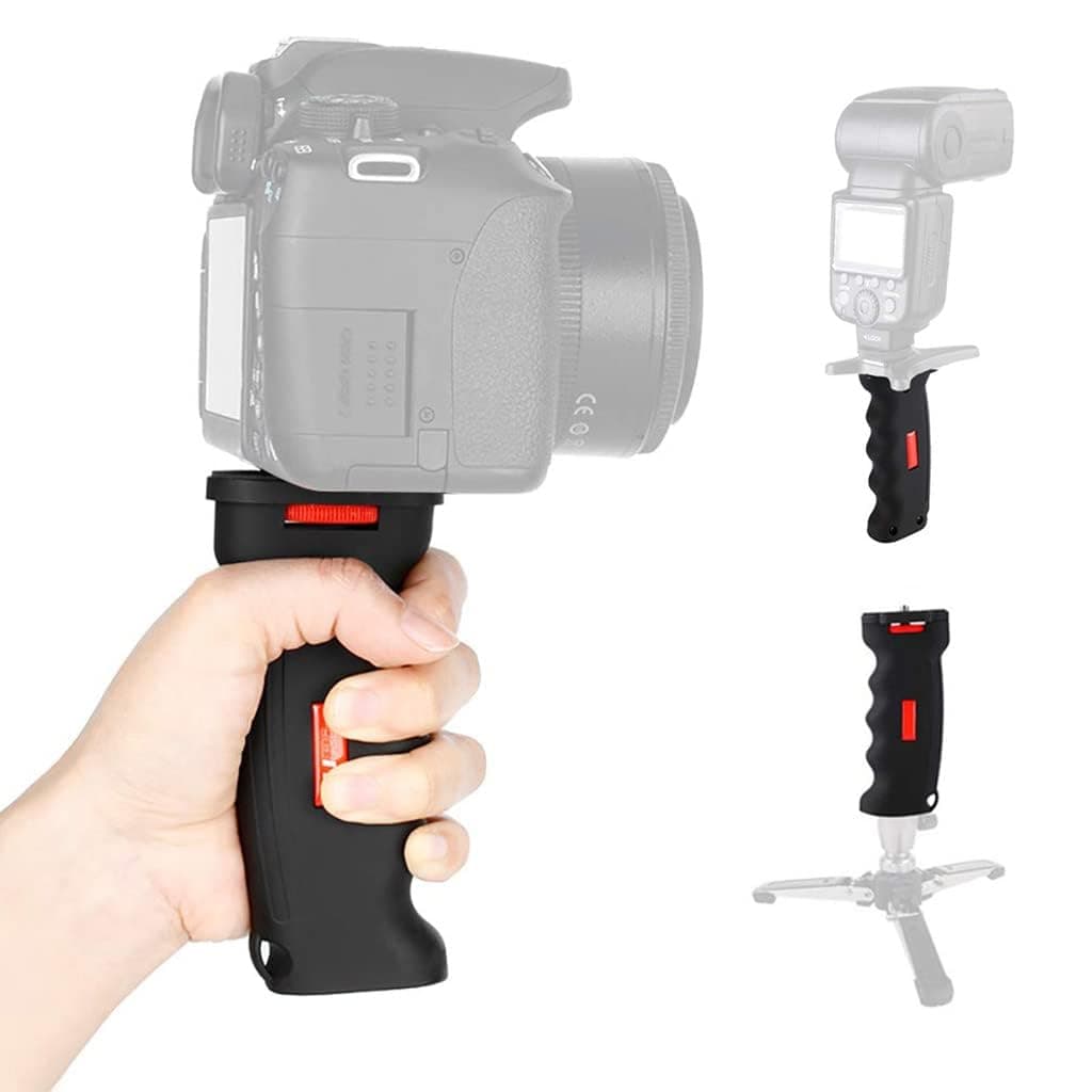 - Universal Camera Holder & Stabilizer Hand Grip for DSLR, Smartphone, GoPro & Camcorders – 1/4" Thread, Adjustable Support Mount for Steady Video Shooting & Photography