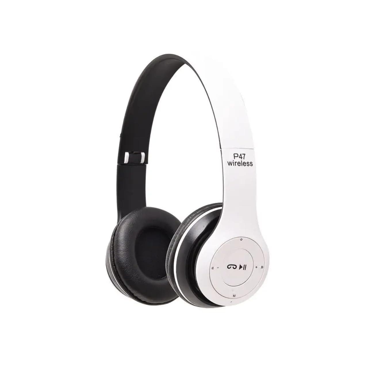 DIGI CORE Wireless Bluetooth On-Ear Headphone (White)