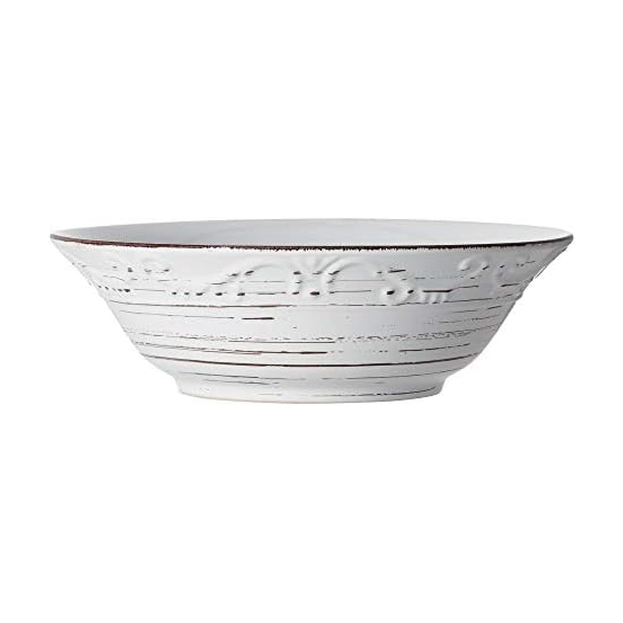 Pfaltzgraff Trellis Serve Bowl, 9", White