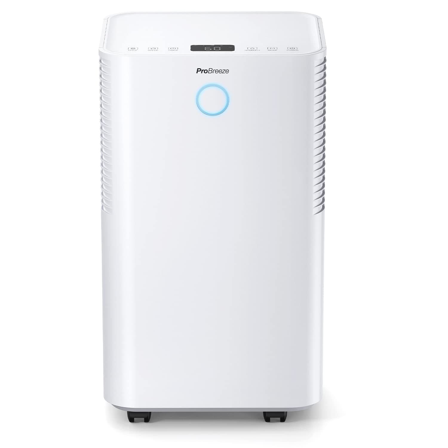 12L/Day Dehumidifier with Automatic Humidity Sensor & Display, 24 Hour Timer, Laundry Drying, Continuous Drainage and Sleep Mode for Damp, Mould and Condensation-Model (PB-18-AE)