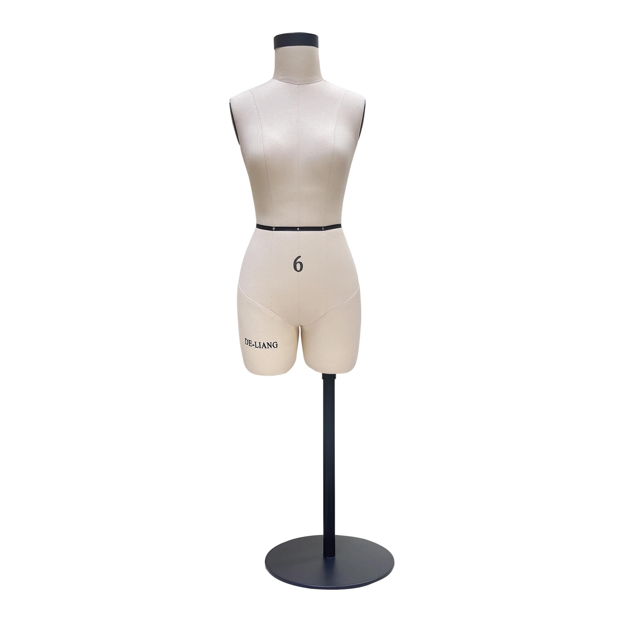 Half Scale Dress Form (Not Adult Full Size) 1:2 TabletopMiniature Sewing Half Size Mannequin Not Fully Pinable Dressmaker Dummy 43cm Body Height Female Torso Tailor Model for Draping Beige