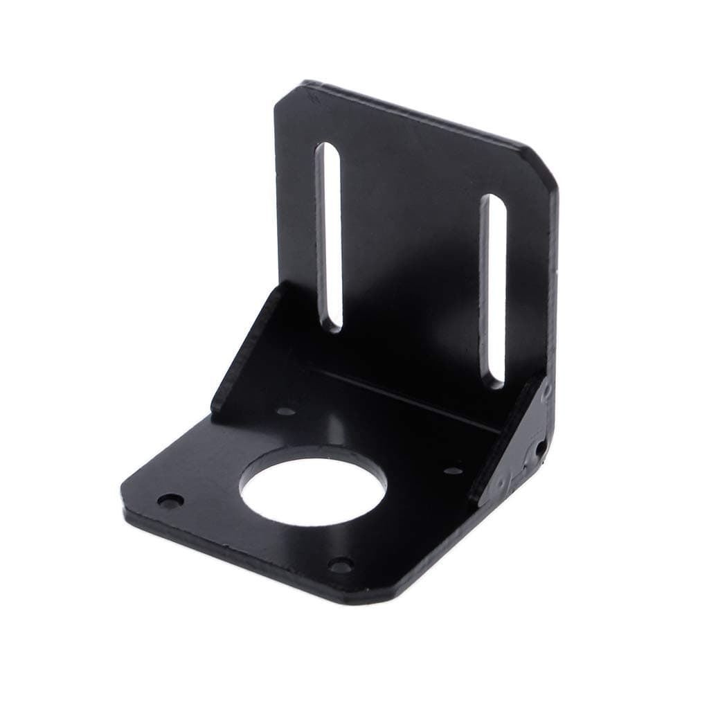 fivekim Mounting Bracket Holder For Nema 17 Stepper Motor 3D Printer Black 42Mm Alloy Steel Printer Accessories Black